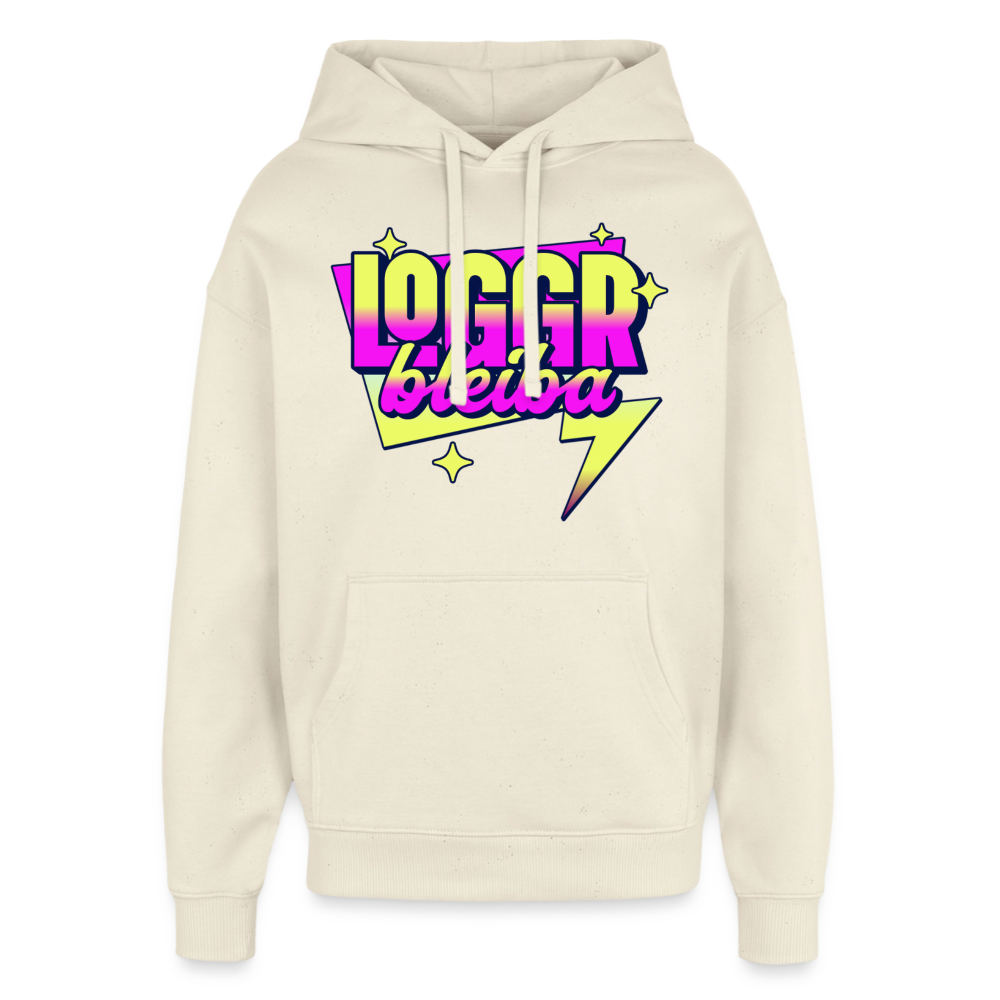 Logger bleb Design – Oversized Unisex Hoodie - Natur