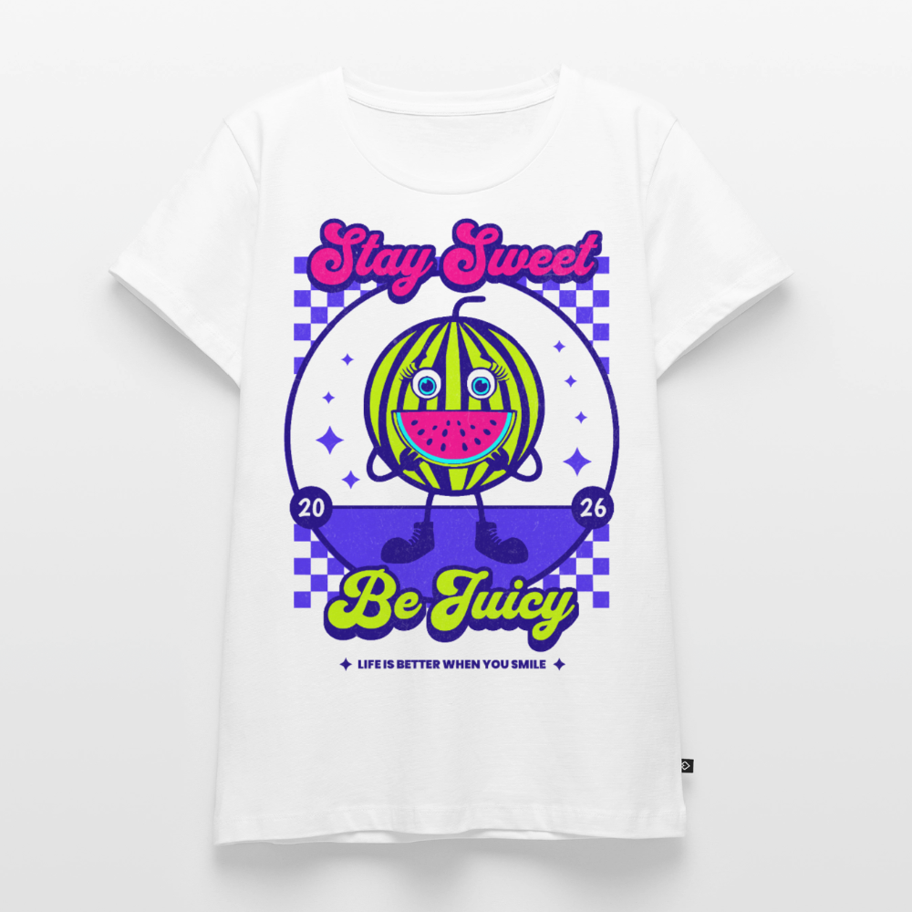 Stay Sweet Design – Frauen Premium T-Shirt - Weiß