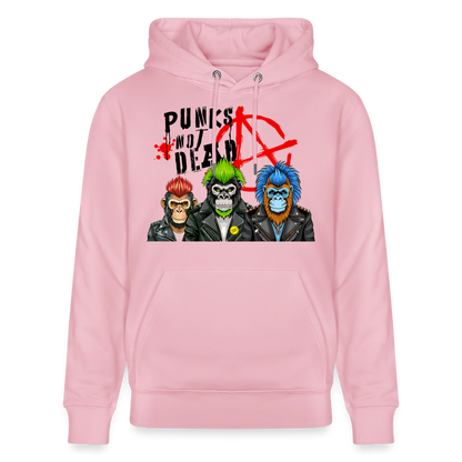 Punks Not Dead Design – Unisex Bio-Hoodie - Hellrosa