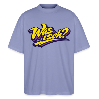Was isch? Design – Oversized Unisex Bio T-Shirt - Violett