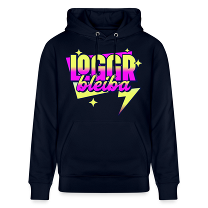 Logo bleibt Design – Unisex Bio-Hoodie - Navy
