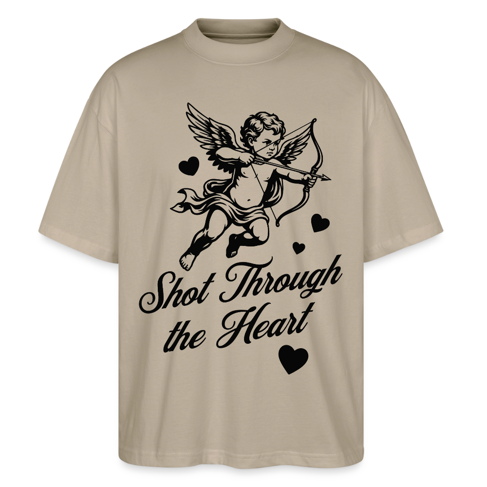 Amor Design – Oversized Unisex Bio T-Shirt - Steingrau