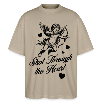 Amor Design – Oversized Unisex Bio T-Shirt - Steingrau