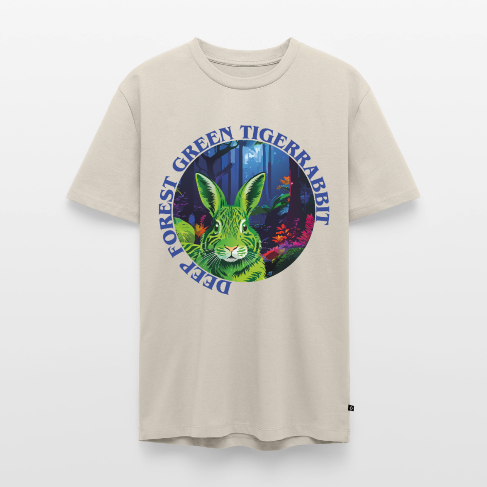 Tiger Rabbit Design – Männer Premium T-Shirt - Beige