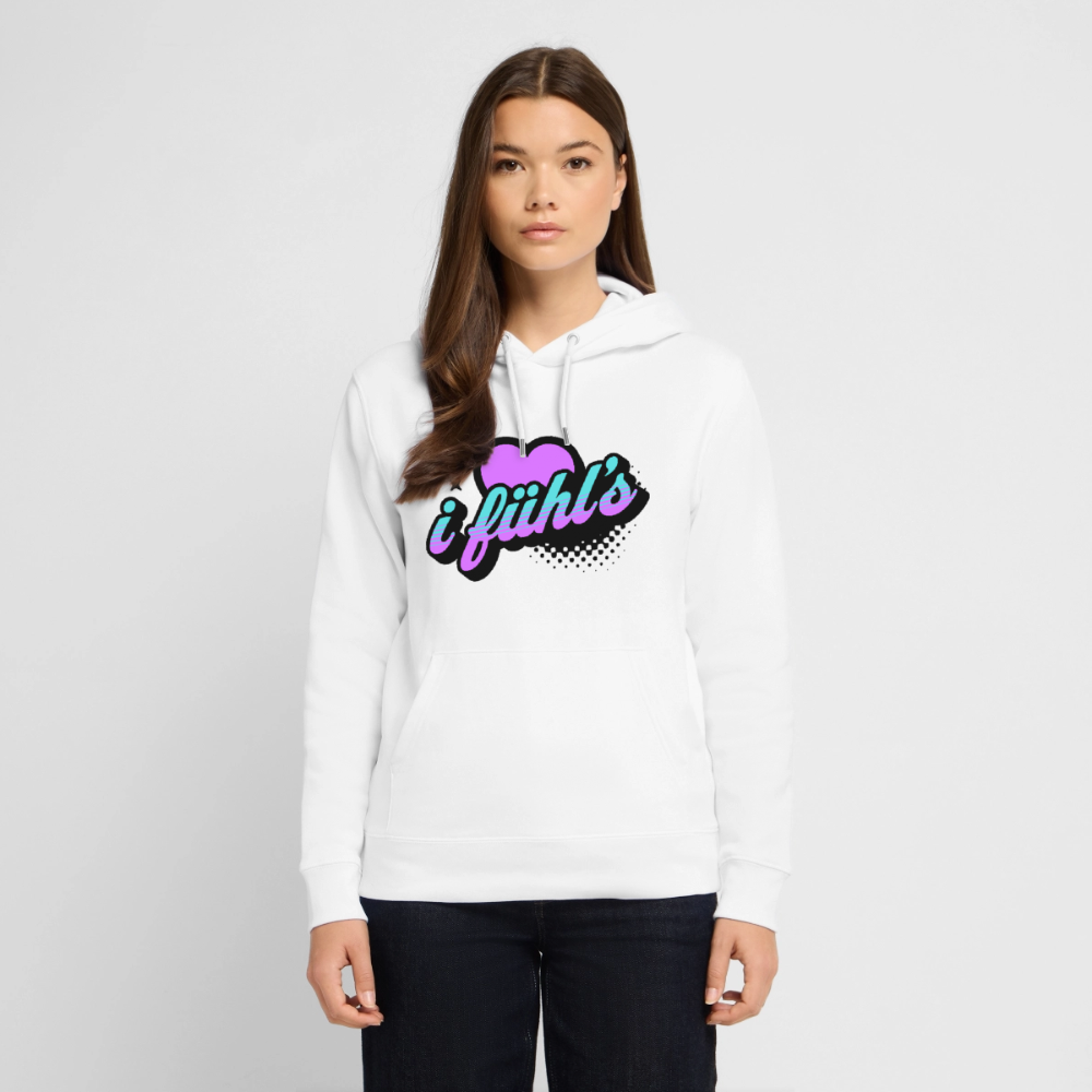 i fühl‘s Design – Unisex Bio-Hoodie - Weiß