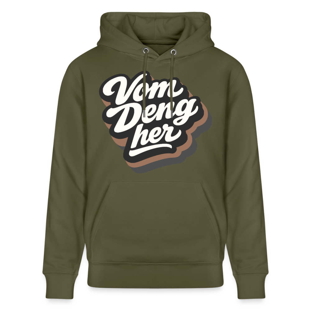 Vom Deng her Design – Unisex Bio-Hoodie - Khaki Grün