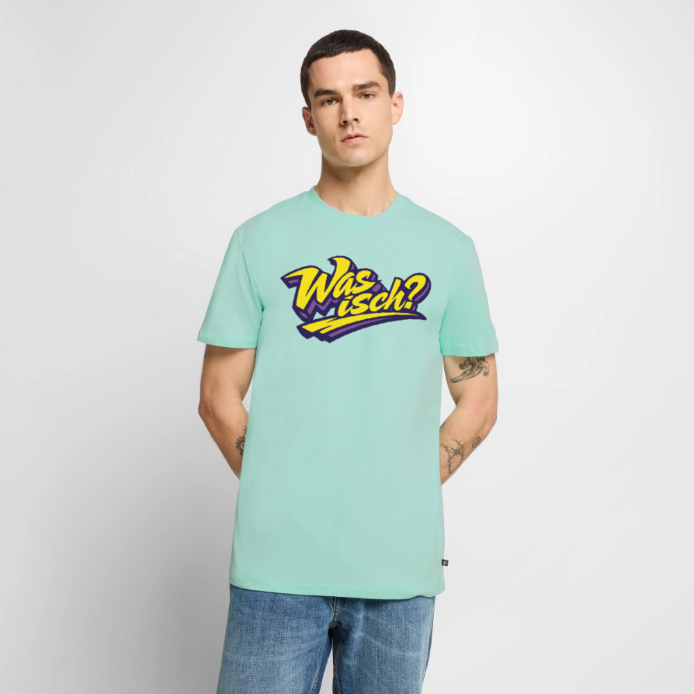 Was isch? Design – Männer Premium T-Shirt - Mint 