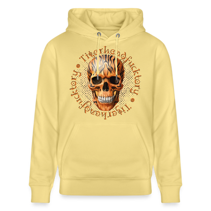 Tiger skull Design – Unisex Bio-Hoodie - Gelb Viva 