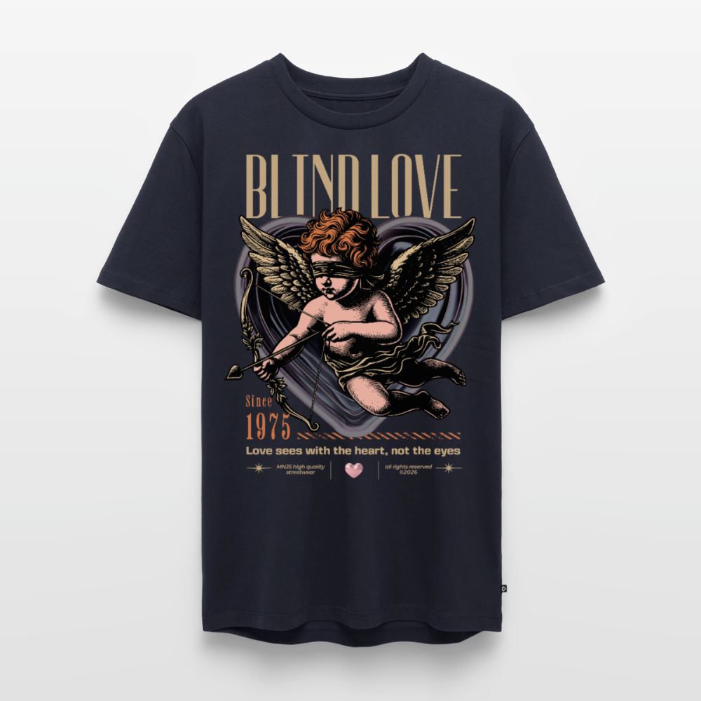 Blind Love Design –  Männer Premium T-Shirt - Navy