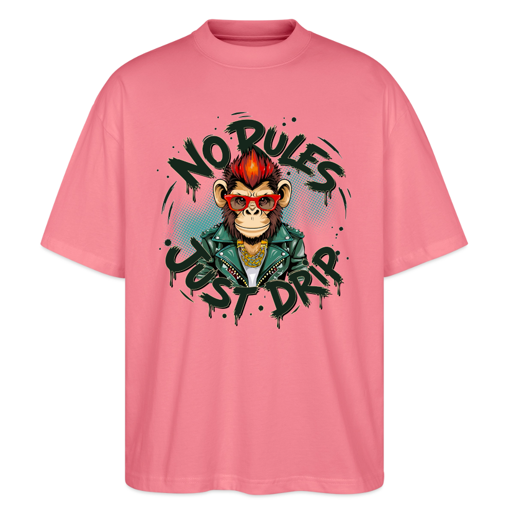 Monkey No Rules Design – Unisex Bio T-Shirt - Pink 
