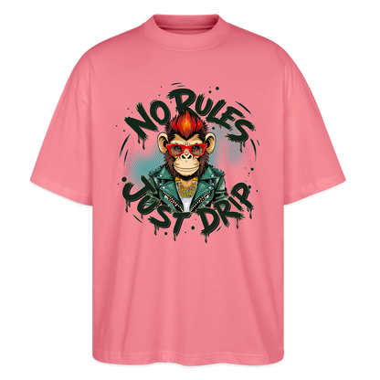 Monkey No Rules Design – Unisex Bio T-Shirt - Pink 