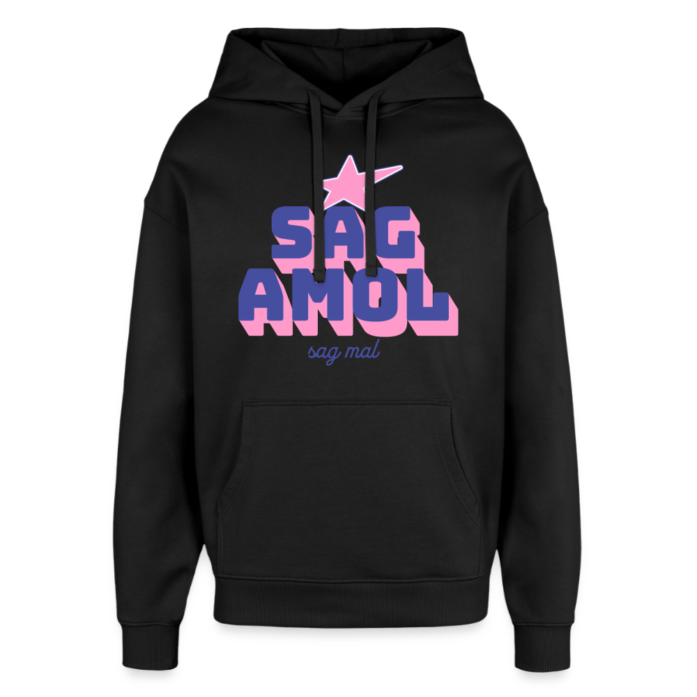 Sagamol Design – Oversized Unisex Hoodie - Schwarz