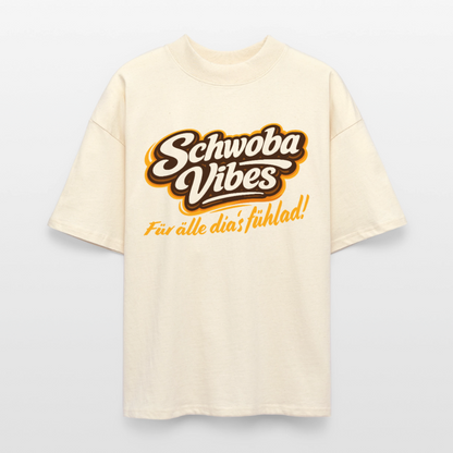 Schwoba Vibes Design – Oversized Unisex Bio T-Shirt - Natur