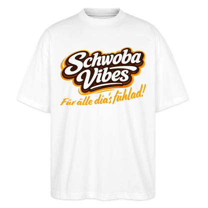 Schwoba Vibes Design – Oversized Unisex Bio T-Shirt - Weiß