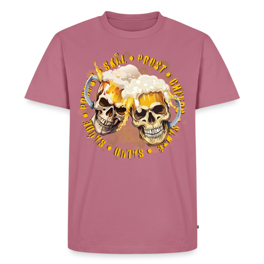 Party Skull Design – Männer Premium T-Shirt - Mauve
