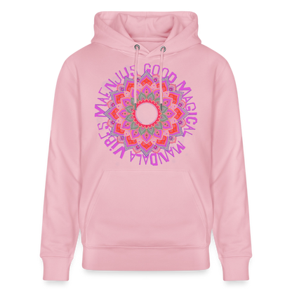 Mandala Pink Design – Unisex Bio-Hoodie - Hellrosa