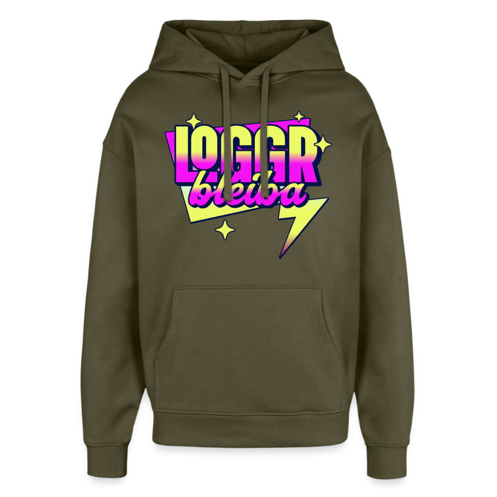 Logger bleb Design – Oversized Unisex Hoodie - Khaki