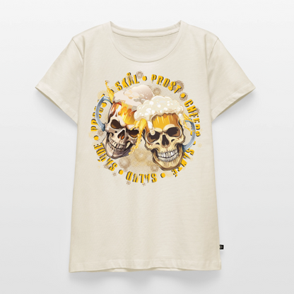 Party Skull Design – Frauen Premium T-Shirt - Naturweiß
