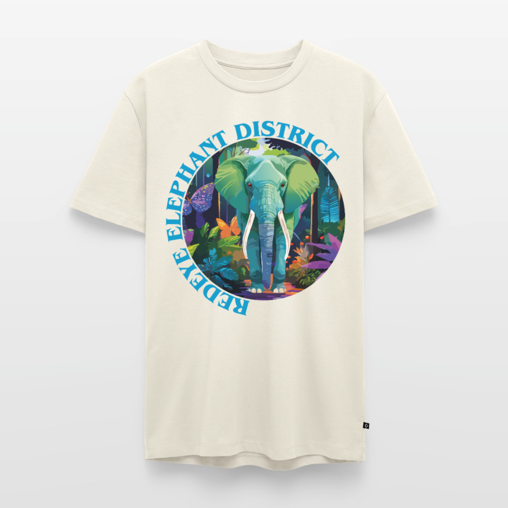 Elephant Design – Männer Premium T-Shirt - Naturweiß