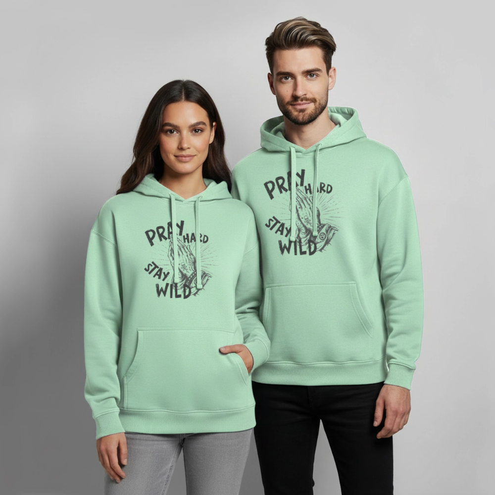Pray Hard Design – Oversized Unisex Hoodie - Nebeljade