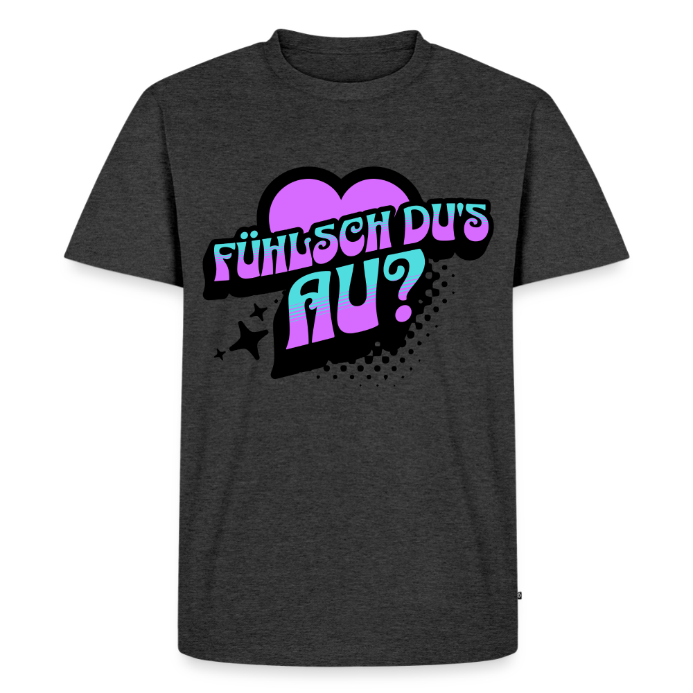 Fühlsch du‘s au Design – Männer Premium T-Shirt - Anthrazit meliert
