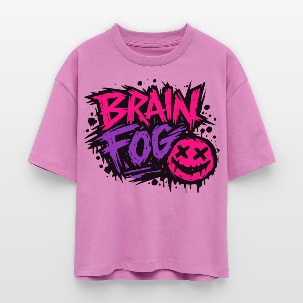 Brain Fog Design – Frauen Boxy Bio-T-Shirt - Pink
