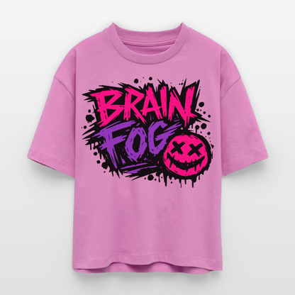 Brain Fog Design – Frauen Boxy Bio-T-Shirt - Pink