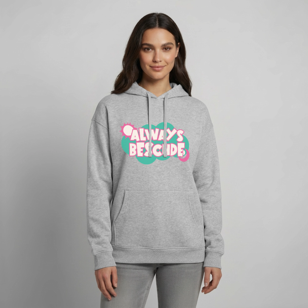 Always Beschde Design – Oversized Unisex Hoodie - Grau meliert