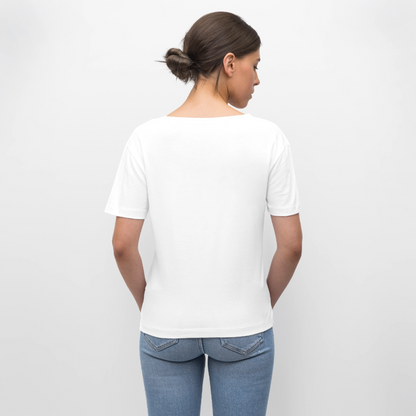 Stay Sweet Design – Rundhals Frauen Bio-T-Shirt - Weiß