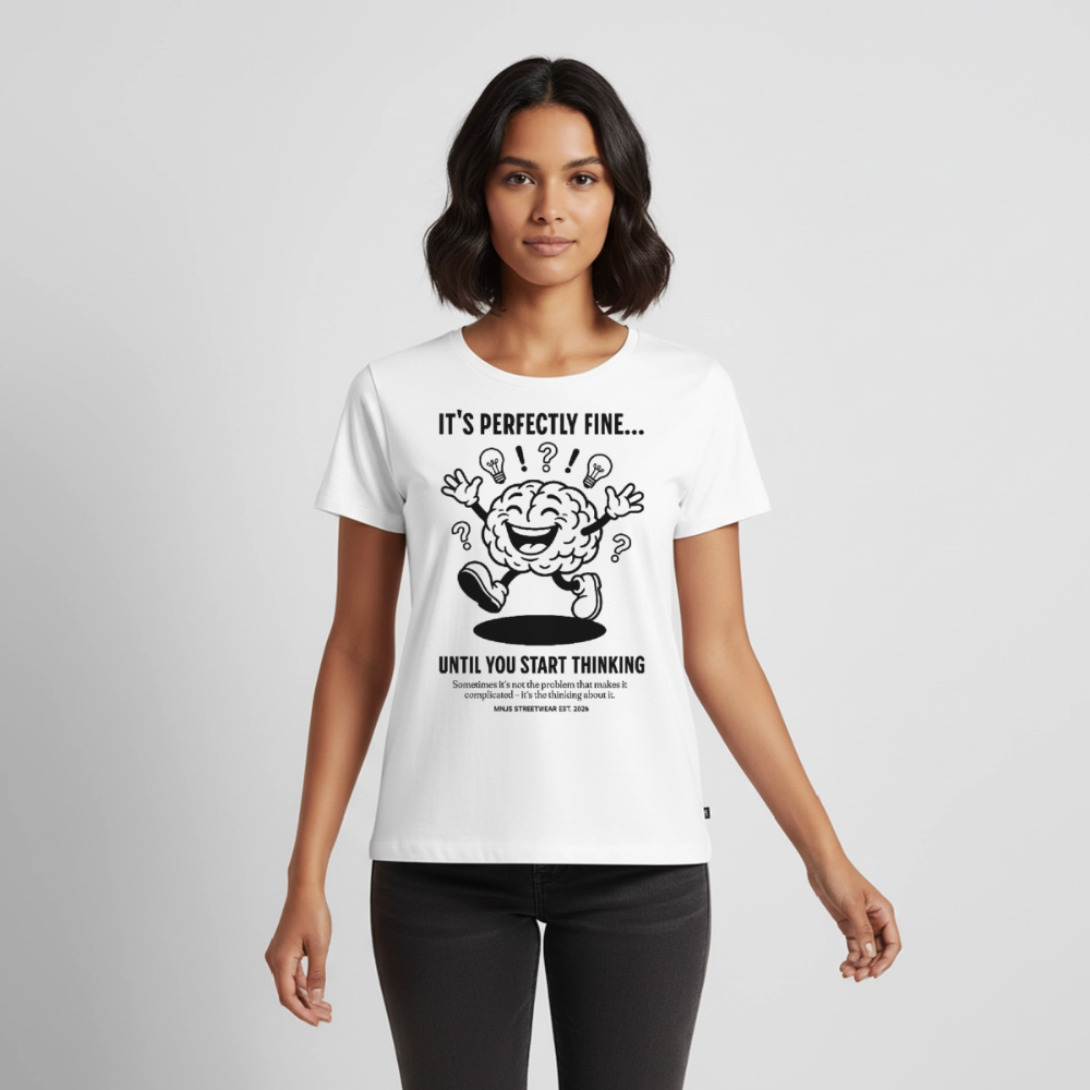 Brain Design – Frauen Premium T-Shirt - Weiß