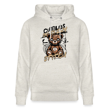 Bear Design – Unisex Bio-Hoodie - Beige meliert