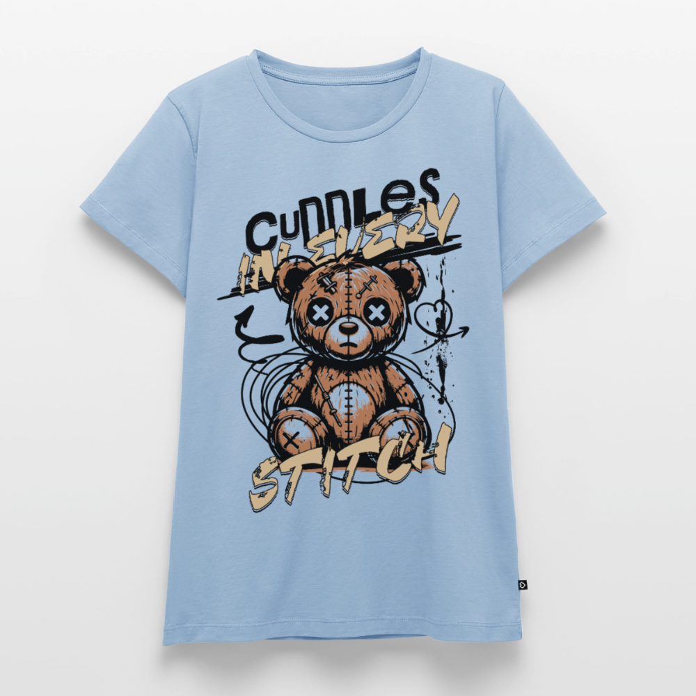 Bear Design – Frauen Premium T-Shirt - Hellblau
