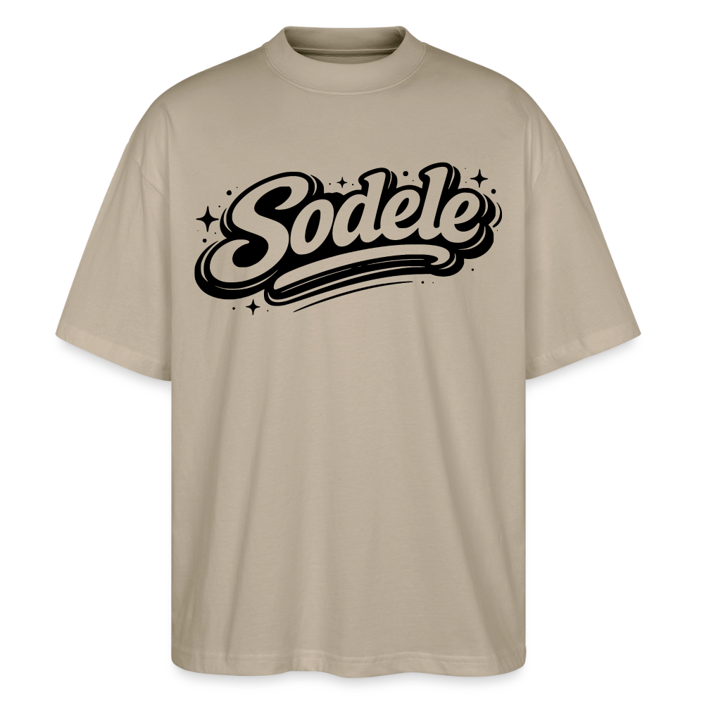 Sudele Design – Oversized Unisex Bio T-Shirt - Steingrau