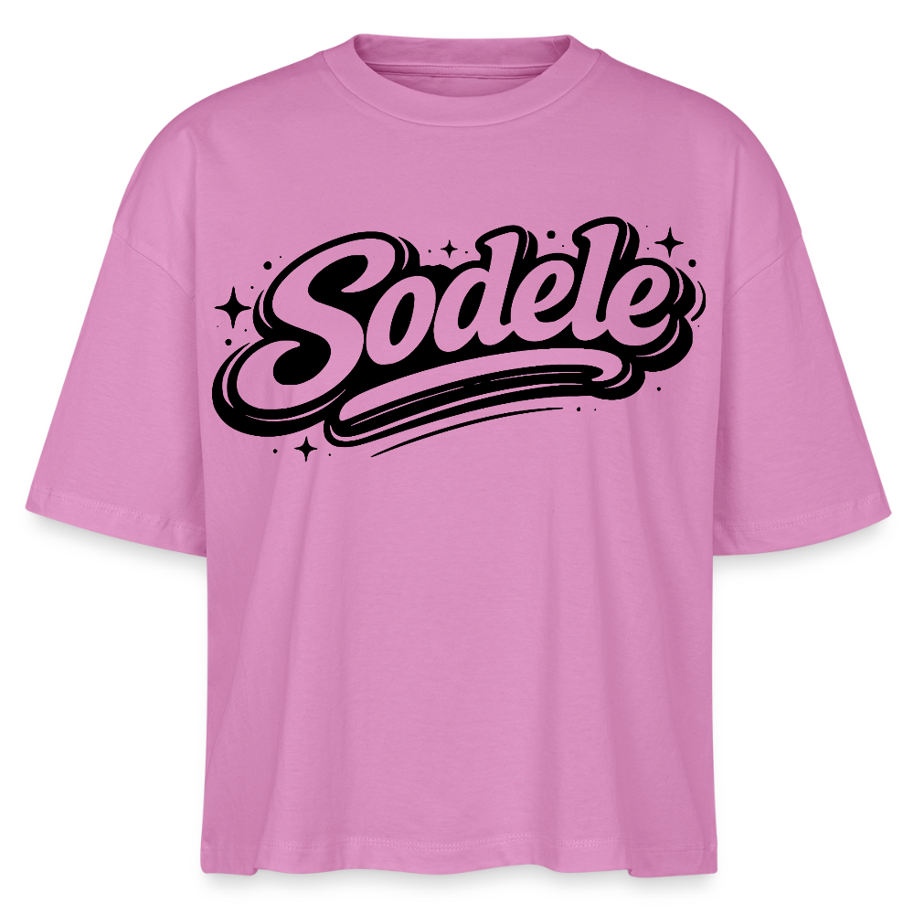 Sodele Design – Frauen Boxy Bio-T-Shirt - Pink