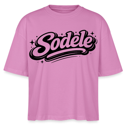 Sodele Design – Frauen Boxy Bio-T-Shirt - Pink