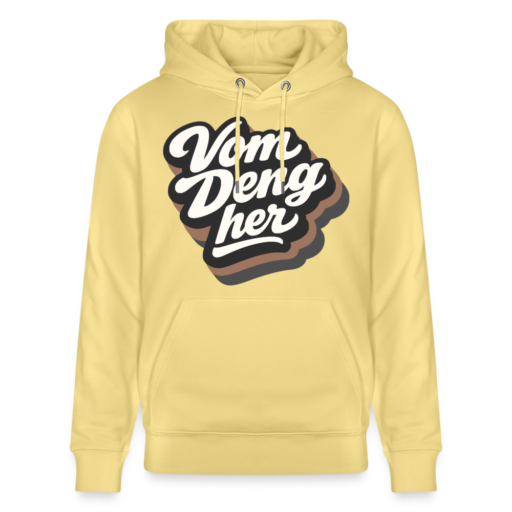 Vom Deng her Design – Unisex Bio-Hoodie - Gelb Viva 