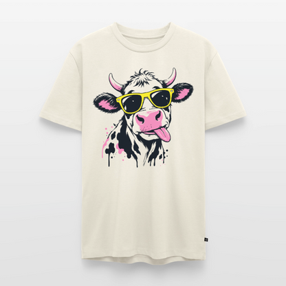 Street Cow Design – Männer Premium T-Shirt - Naturweiß