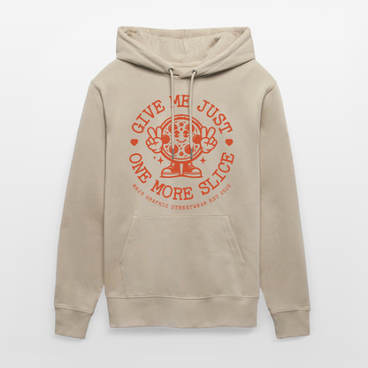 Pizza Design – Unisex Bio-Hoodie - Beige
