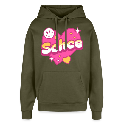 Schnee Design – Oversized Unisex Hoodie - Khaki