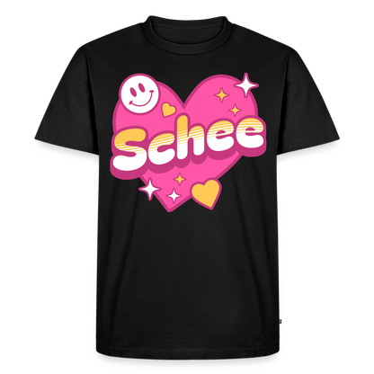 Schnee Design – Männer Premium T-Shirt - Schwarz