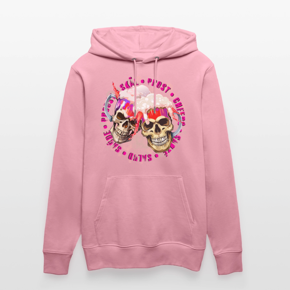 Party Skull Design Pink – Unisex Bio-Hoodie - Lila Traum