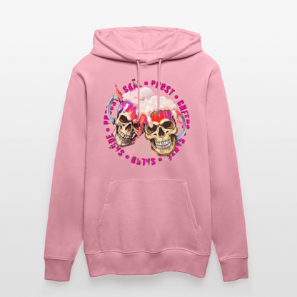 Party Skull Design Pink – Unisex Bio-Hoodie - Lila Traum