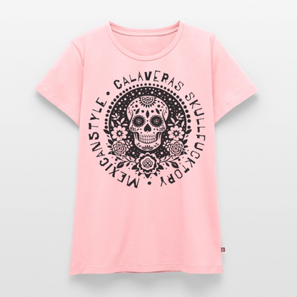 Sugar Skull Black Design - Frauen Premium T-Shirt - Rosa