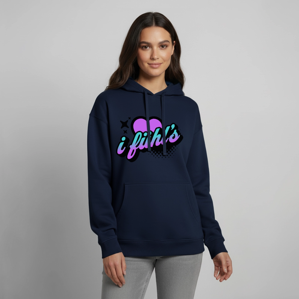 i fühl‘s Design – Oversized Unisex Hoodie - Navy