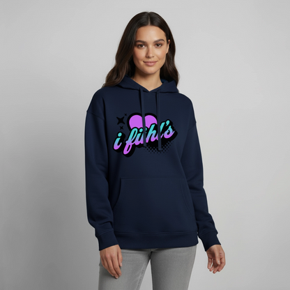 i fühl‘s Design – Oversized Unisex Hoodie - Navy