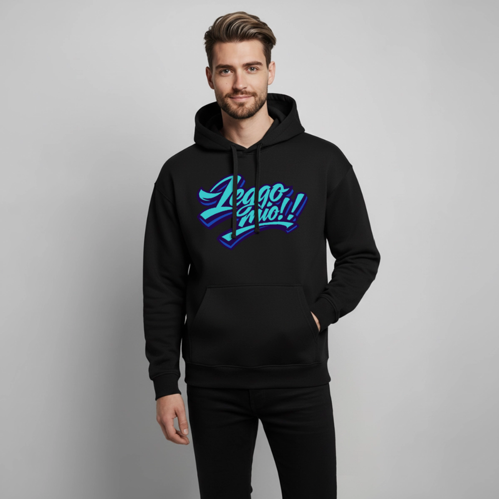 Leggomio Design – Oversized Unisex Hoodie - Schwarz