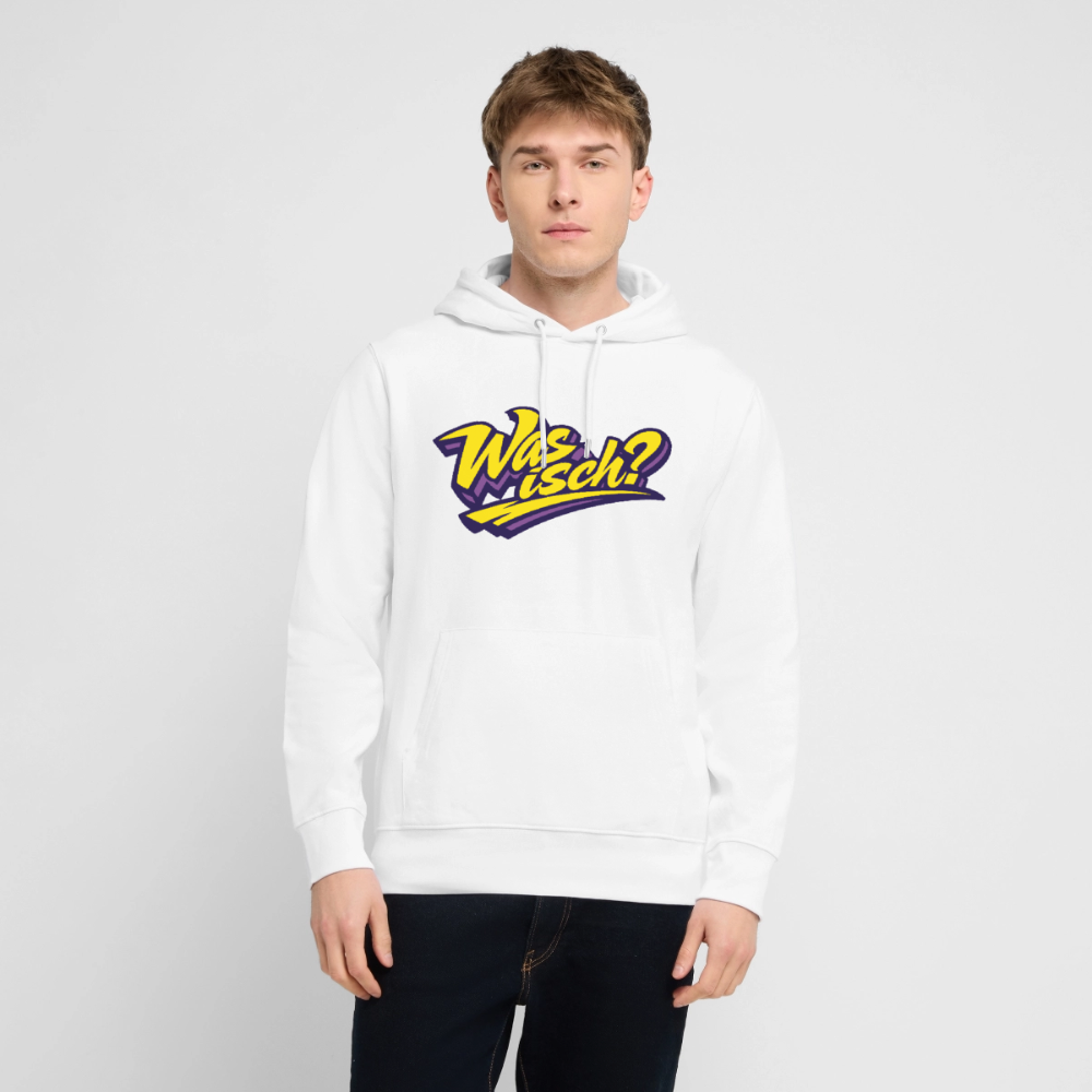 Was isch? Design – Unisex Bio-Hoodie - Weiß