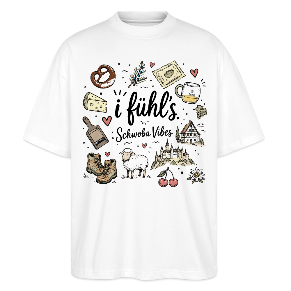 Oversized Unisex Bio T-Shirt - Weiß