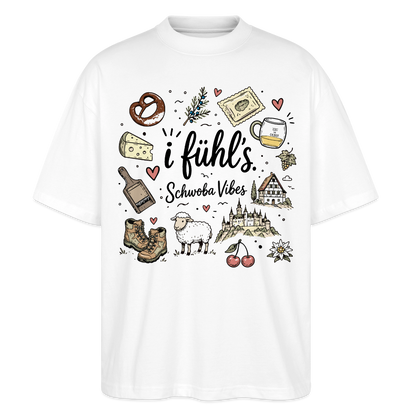 Oversized Unisex Bio T-Shirt - Weiß