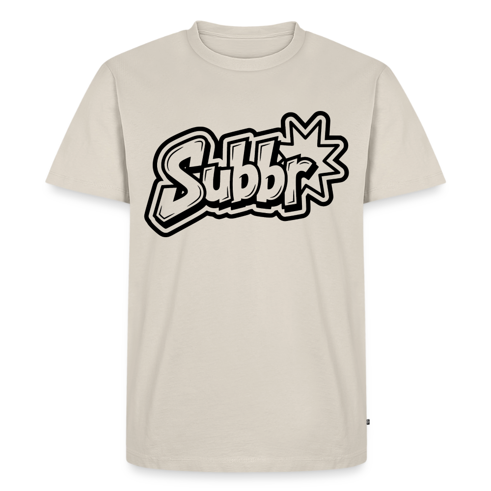 Subbr Design – Männer Premium T-Shirt - Beige